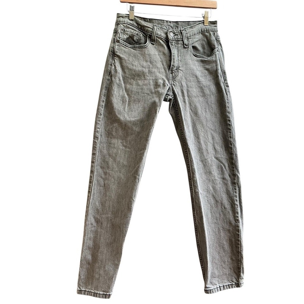 Levi's 514 Straight Leg Denim Gray Jeans Men's 30x32 Actual (30x31) ‎ Light Wash
